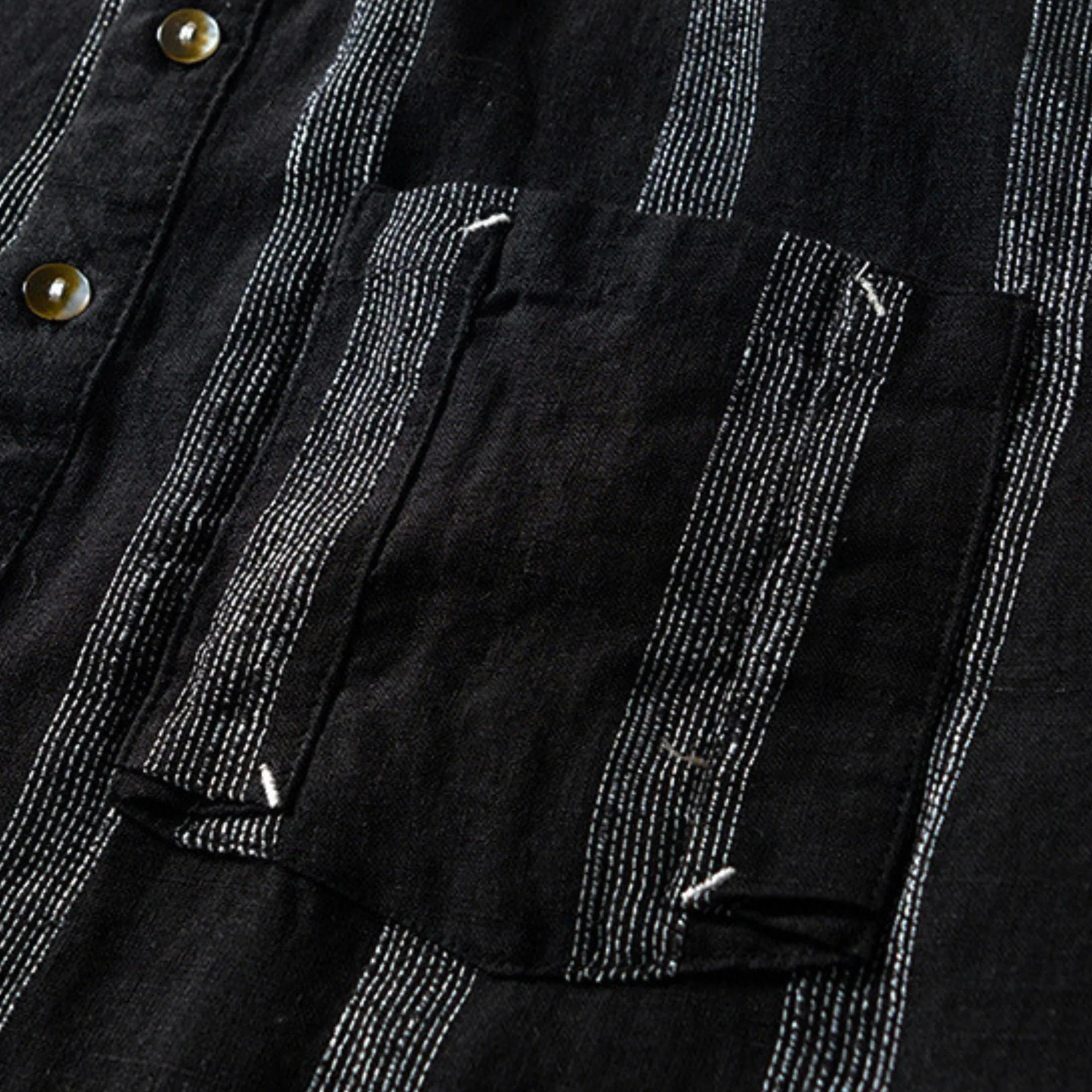 John Striped Linen Shirt - Zekira