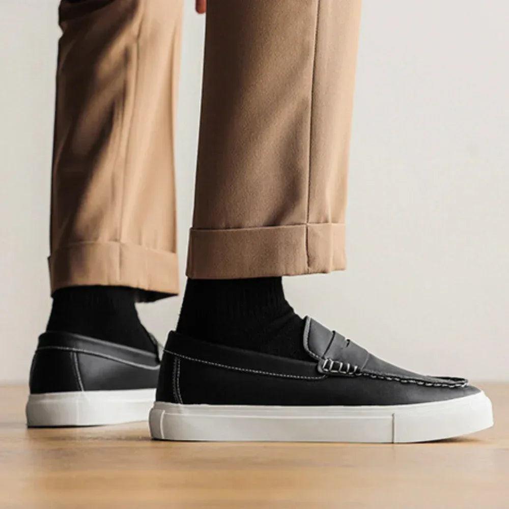 Milo Leather Loafers - Zekira