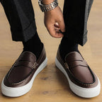 Milo Leather Loafers - Zekira