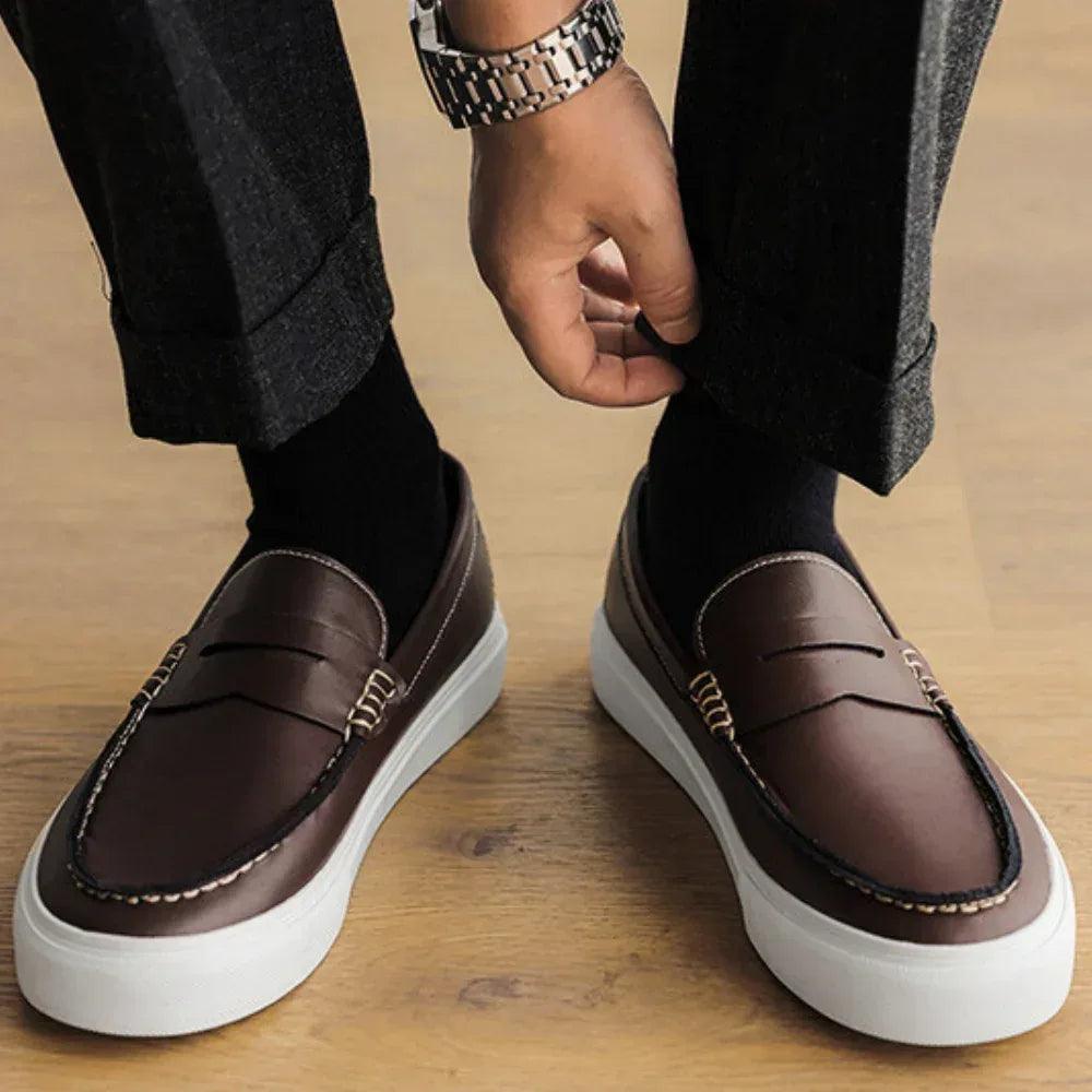 Milo Leather Loafers - Zekira