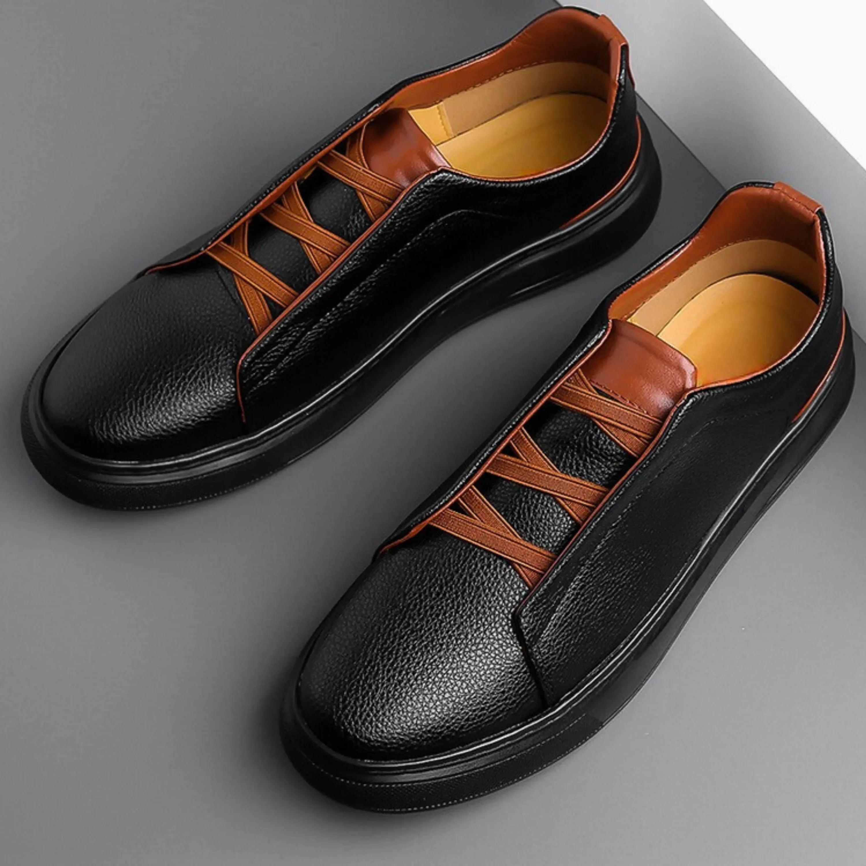 Hudson Leather Sneakers - Zekira