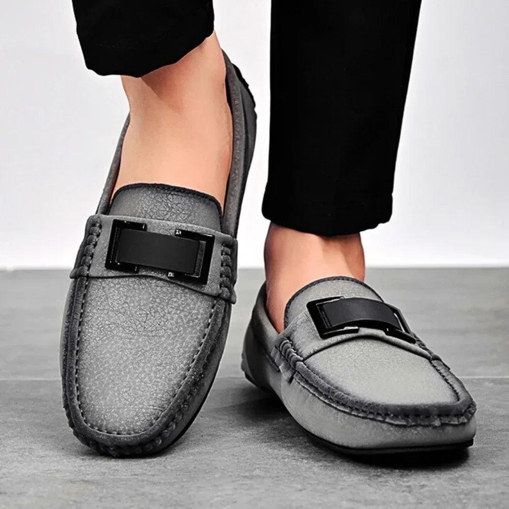 Gael Leather Loafers - Zekira