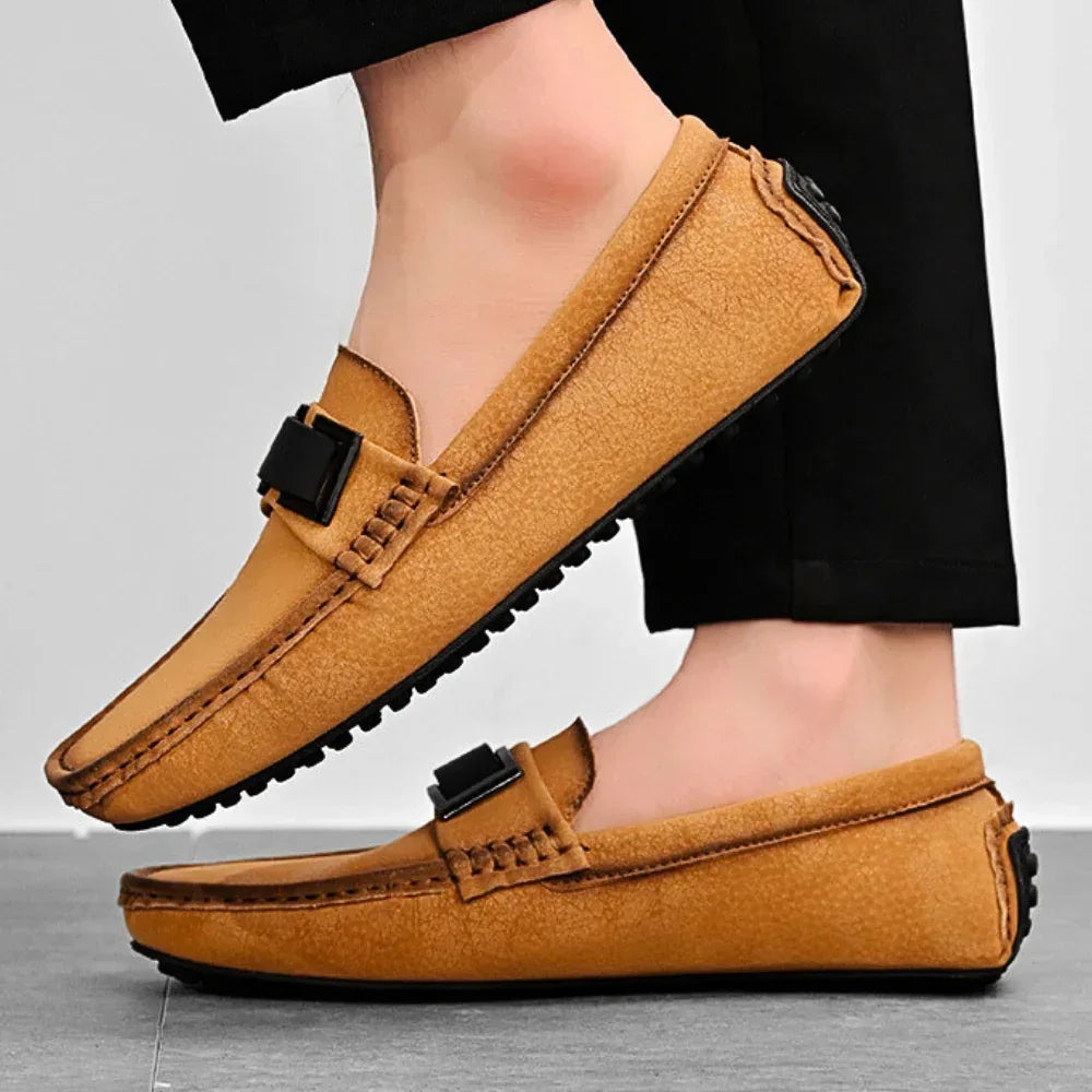 Gael Leather Loafers - Zekira