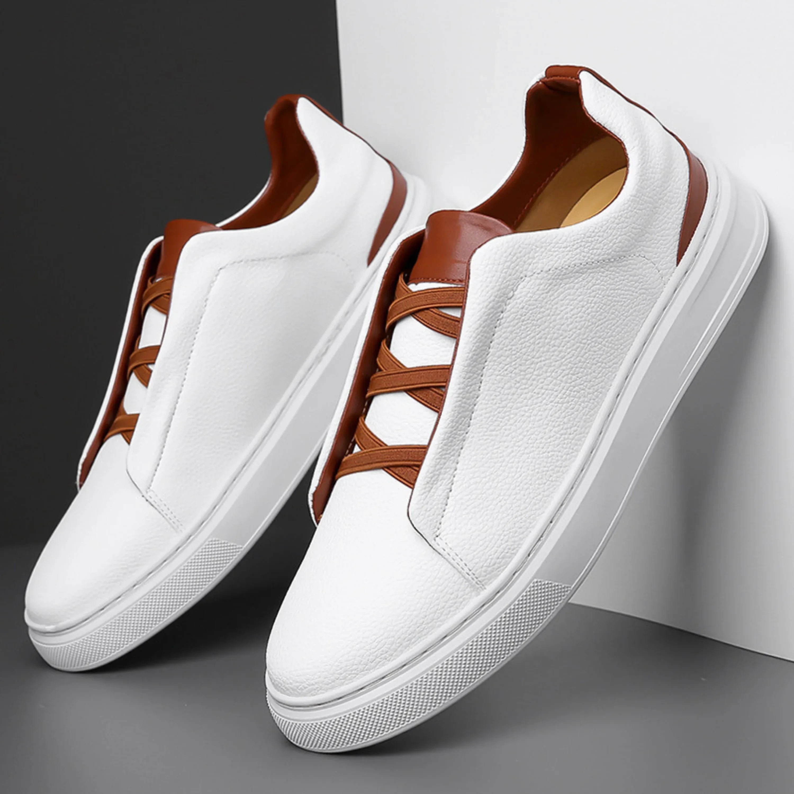 Hudson Leather Sneakers - Zekira