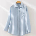 Emma Long Sleeve Linen Shirt - Zekira