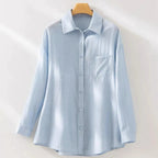 Emma Long Sleeve Linen Shirt - Zekira