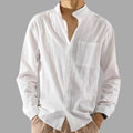 Oliver Long Sleeve Linen Shirt - Zekira
