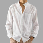 Oliver Long Sleeve Linen Shirt - Zekira