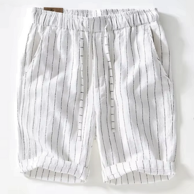 Striped Linen Short