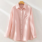 Emma Long Sleeve Linen Shirt - Zekira