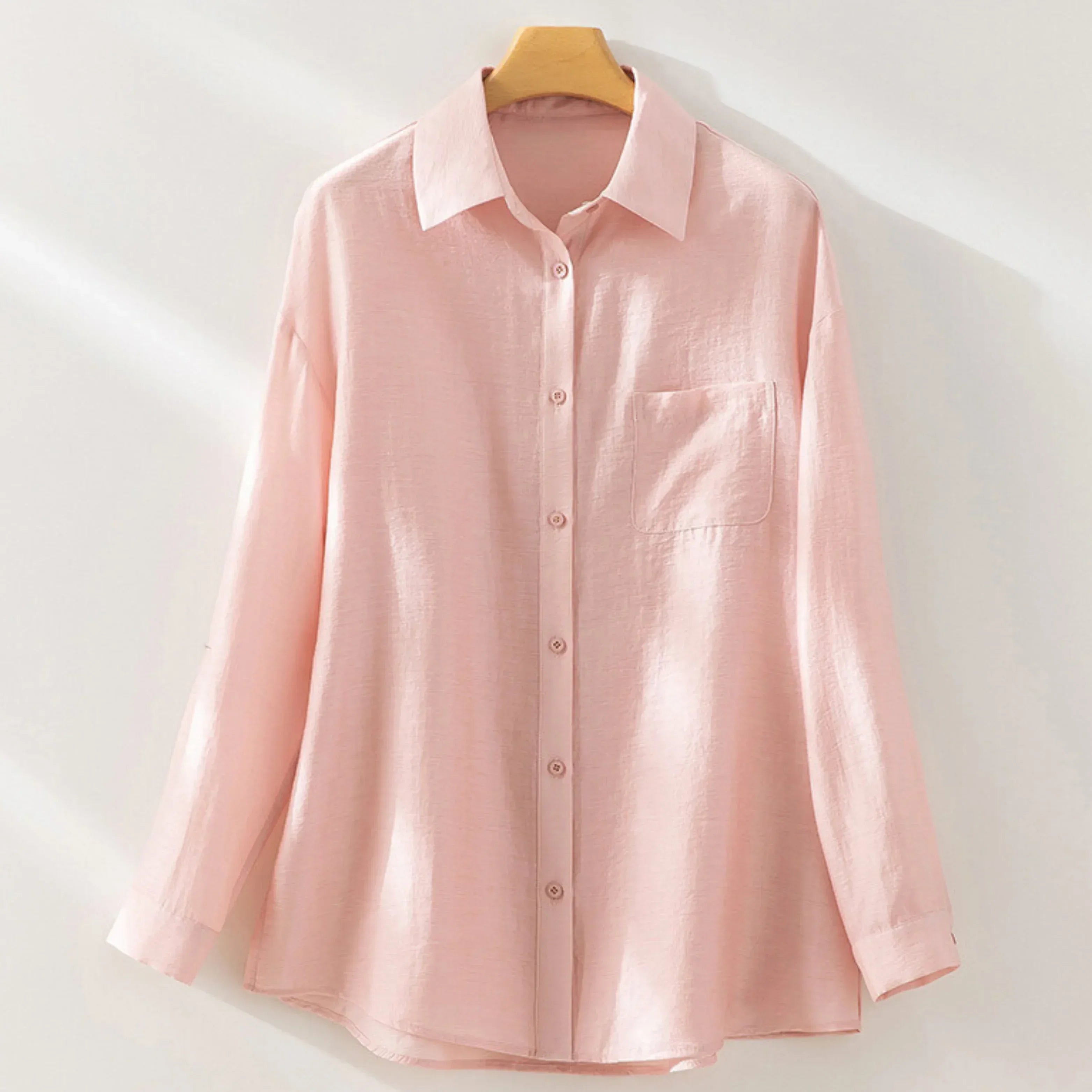 Emma Long Sleeve Linen Shirt - Zekira