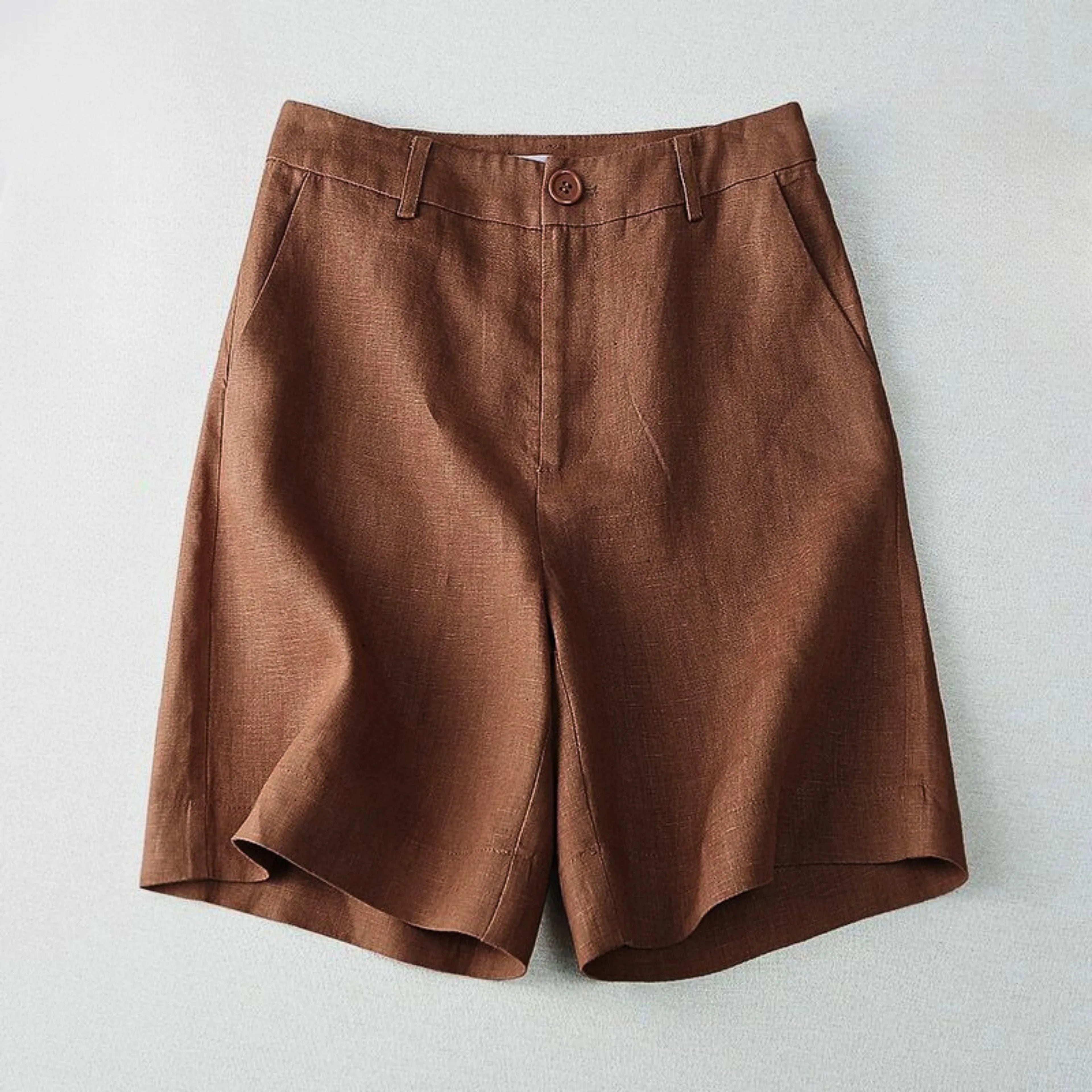Serene Classic Fit Linen Short - Zekira