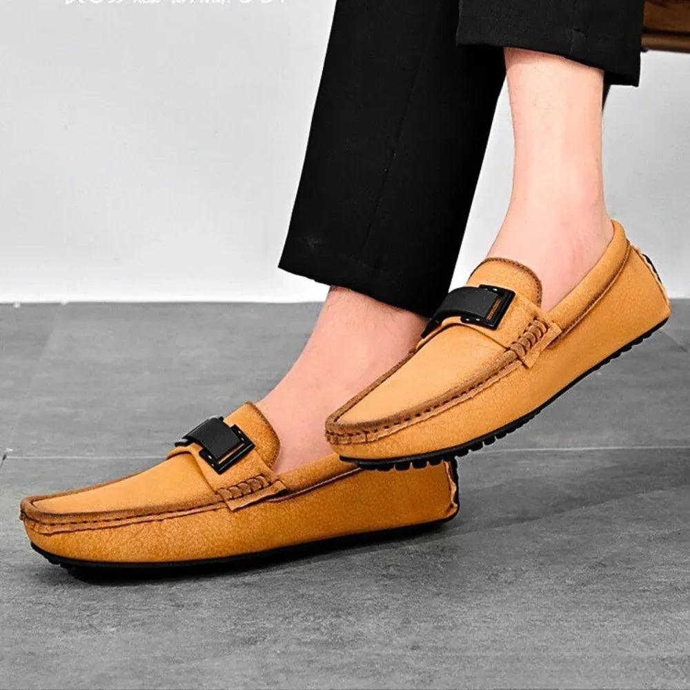 Gael Leather Loafers - Zekira