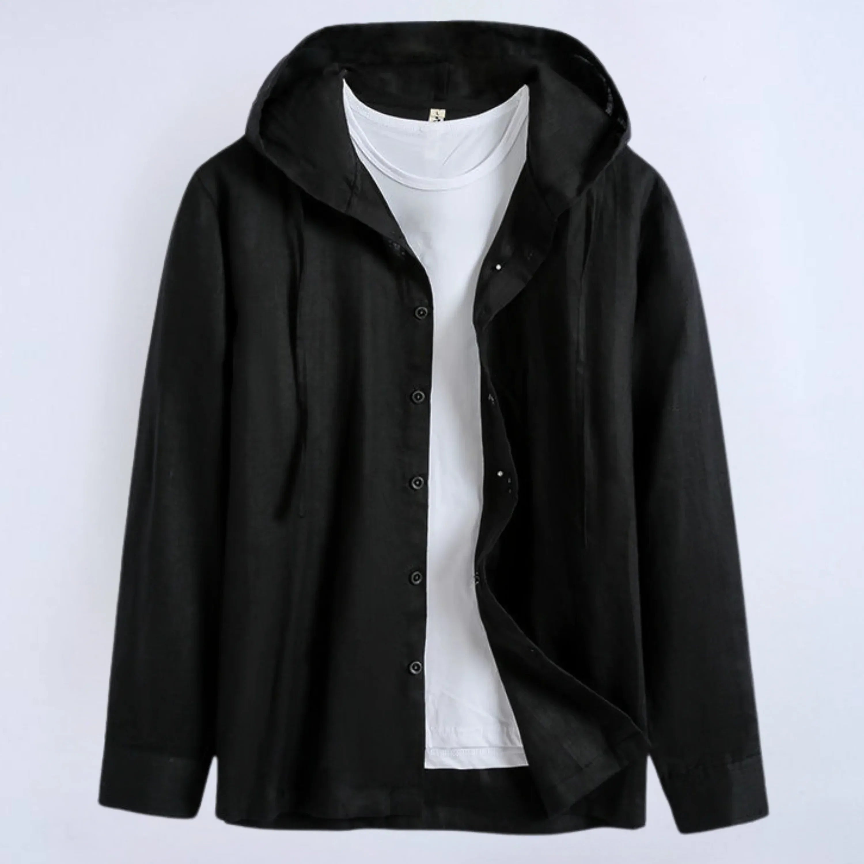 Long Sleeve Linen Shirt - Zekira
