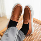 Milo Leather Loafers - Zekira