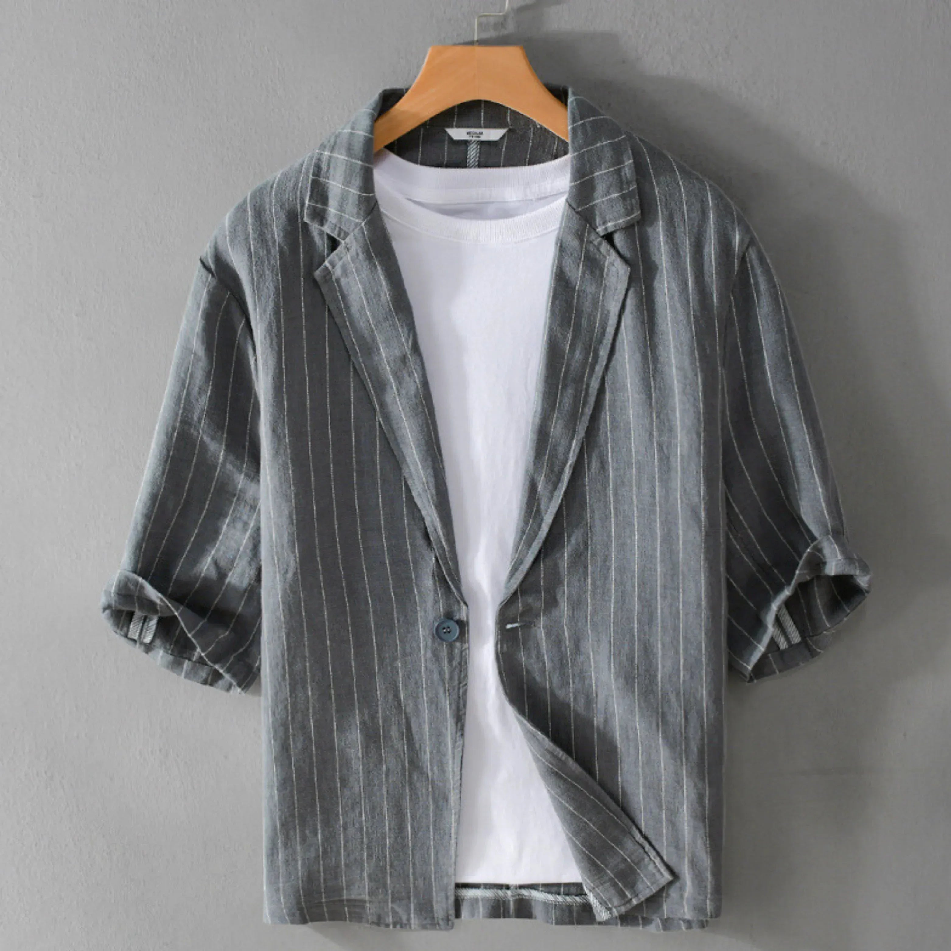 Benjamin Loose Striped Linen Shirt - Zekira