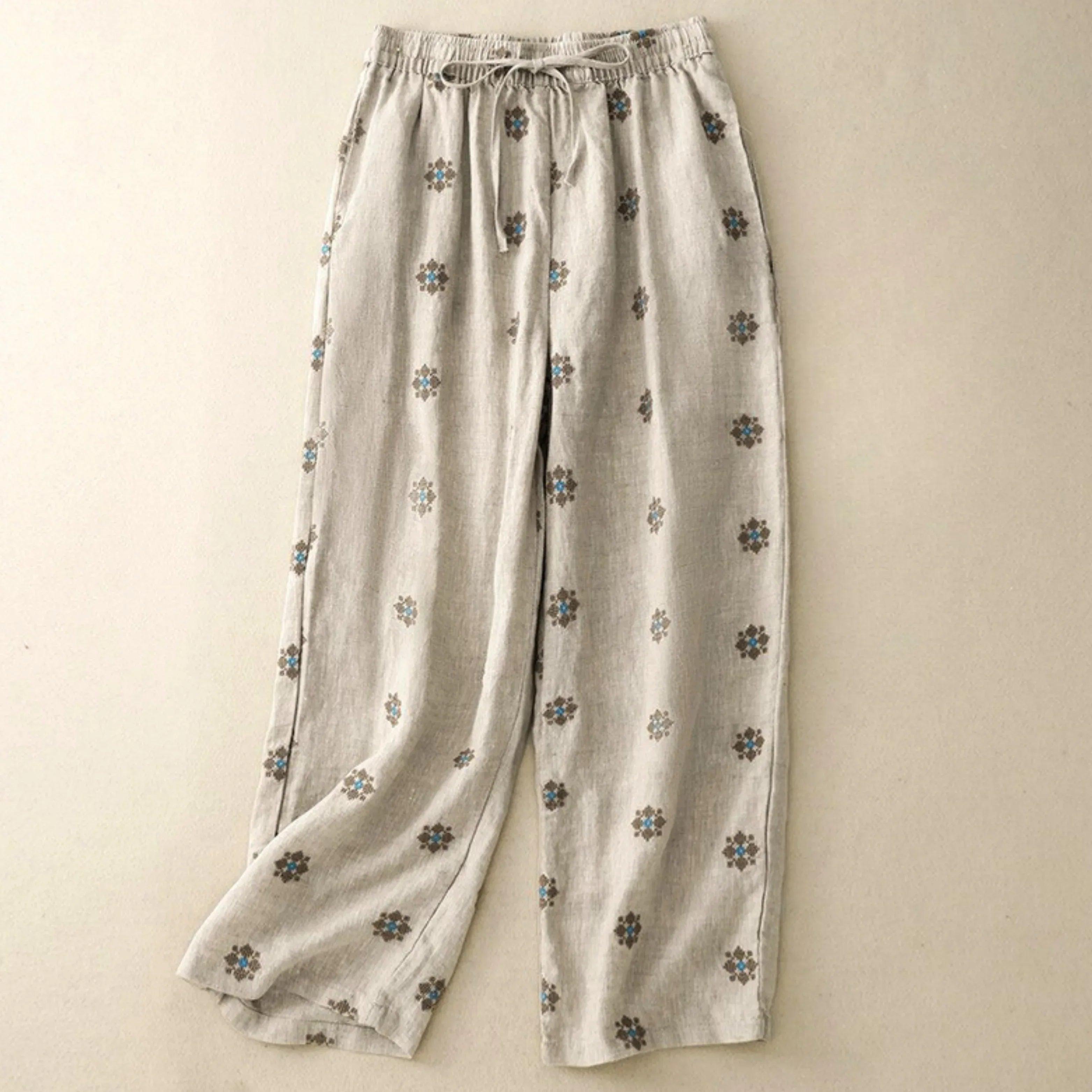 Natalya Linen Pant - Zekira