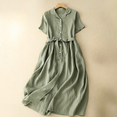 Esmeralda Long Cotton Dress