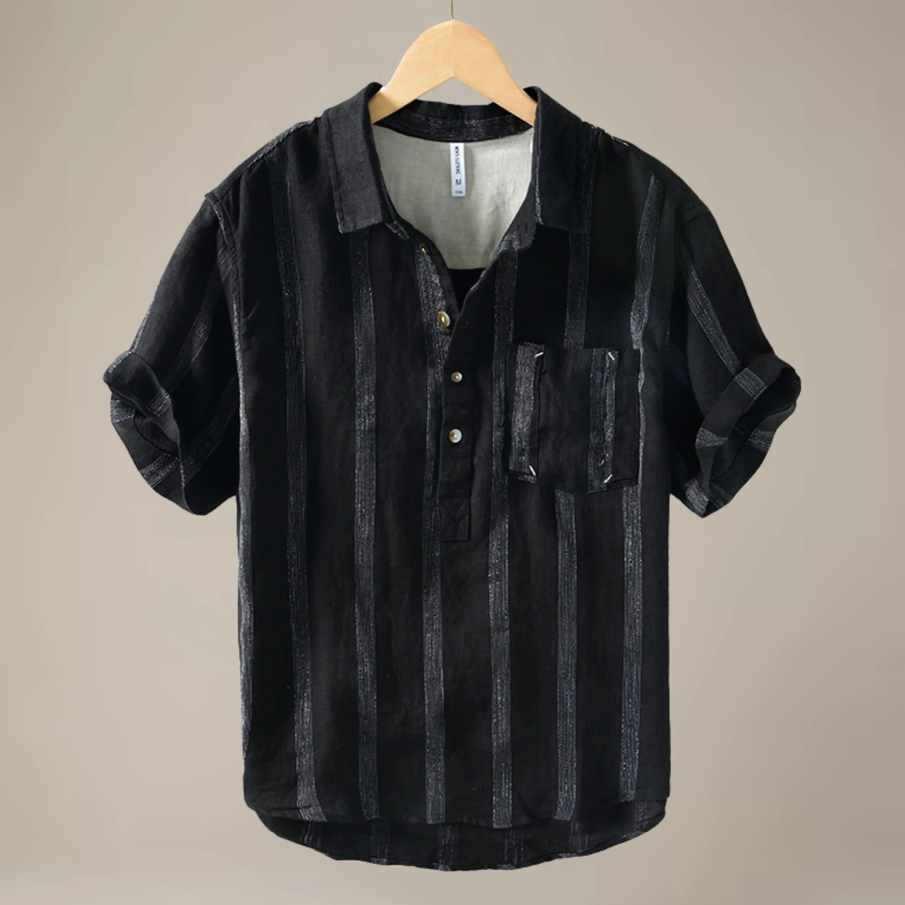 John Striped Linen Shirt - Zekira
