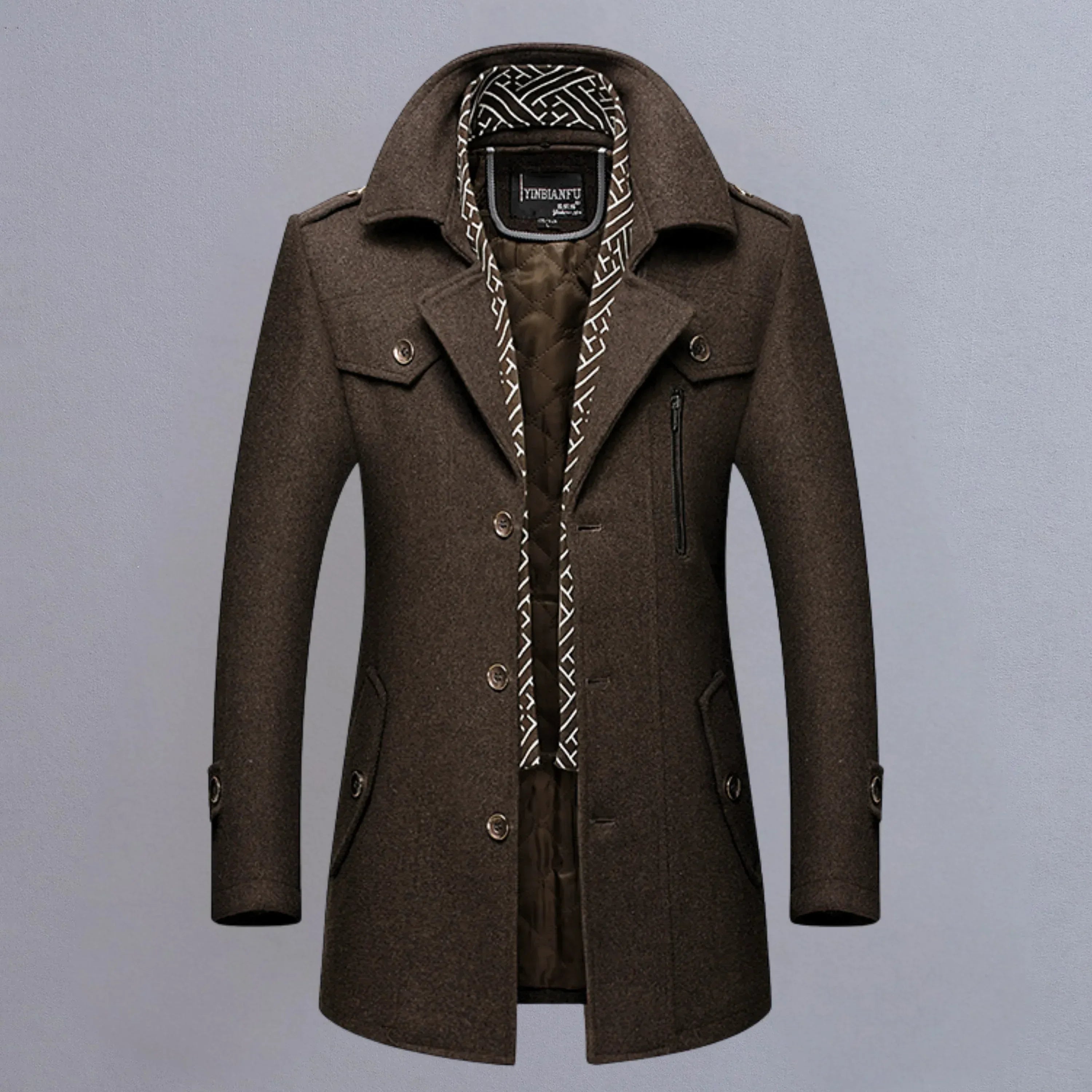 Lewis Wool Coat - Zekira
