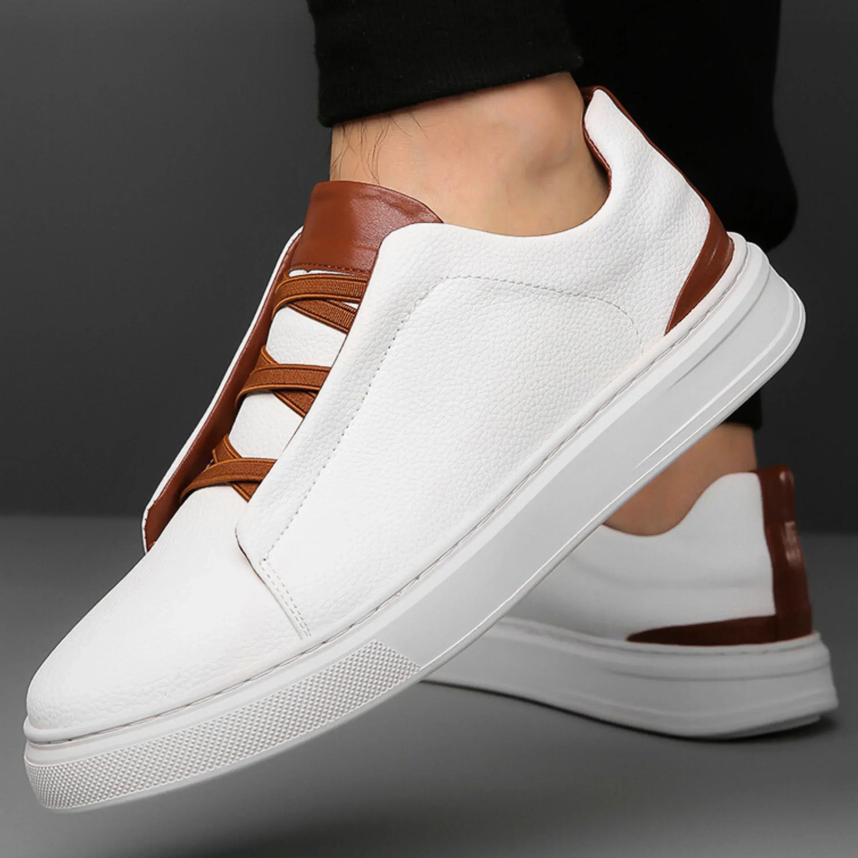 Hudson Leather Sneakers - Zekira