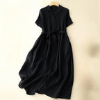 Esmeralda Long Cotton Dress - Zekira