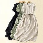 Esmeralda Long Cotton Dress - Zekira