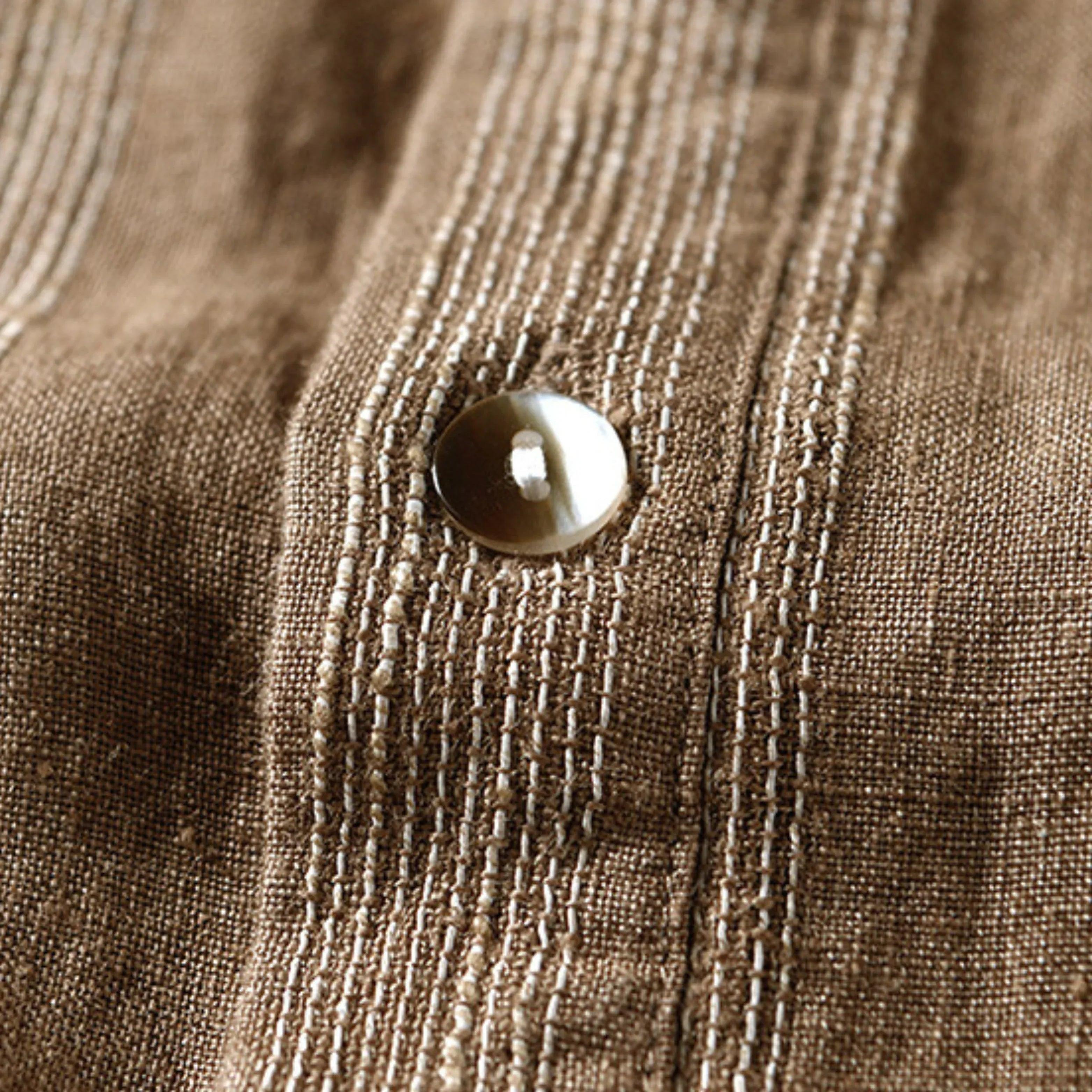 John Striped Linen Shirt - Zekira