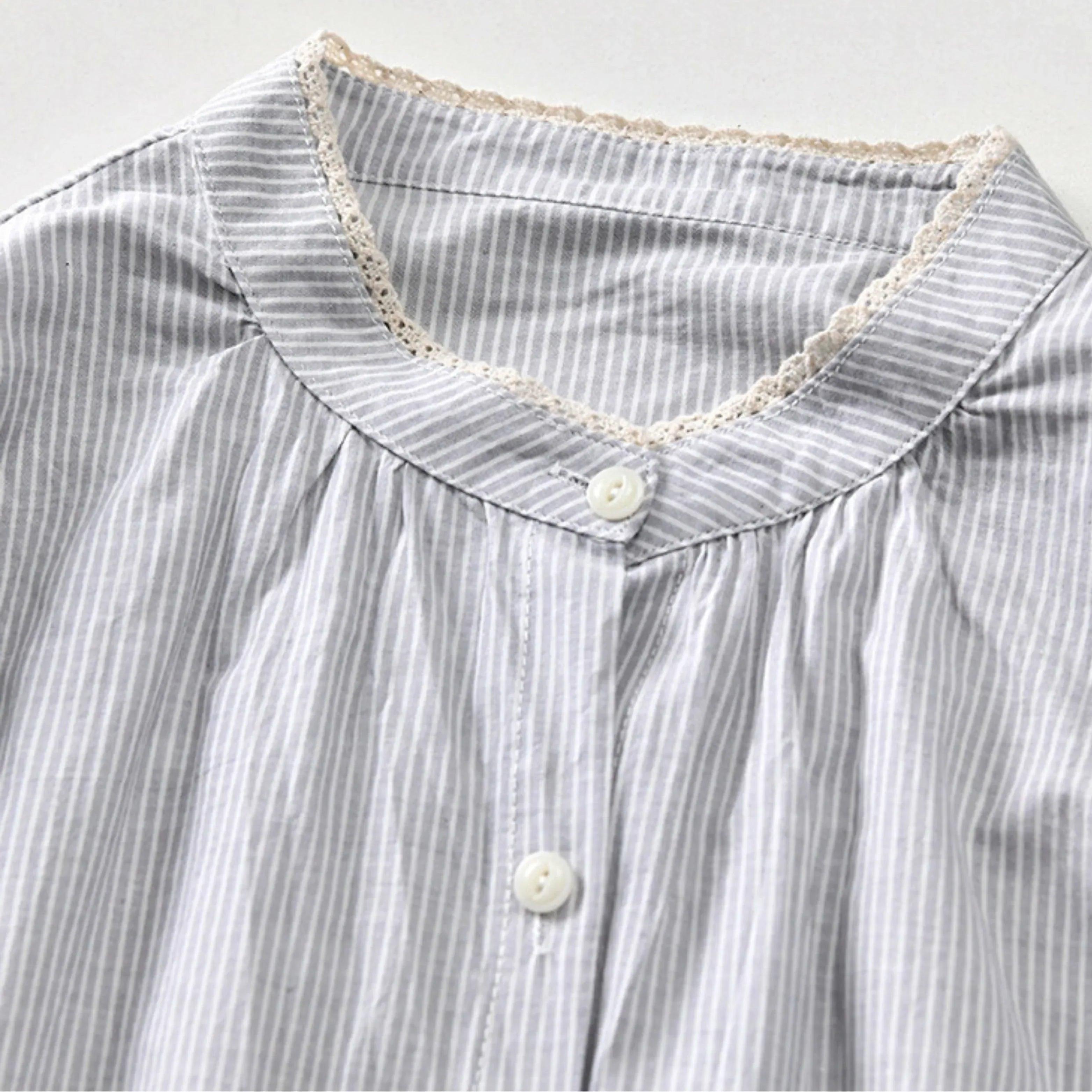 Isabella Classic Fit Cotton Shirt - Zekira